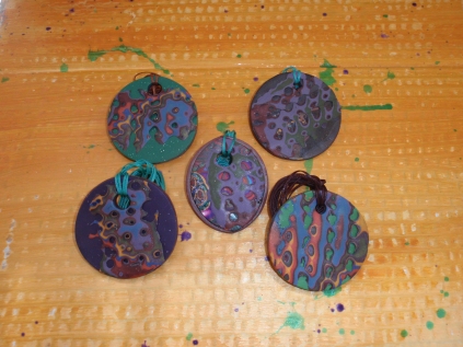 polymer clay pendants